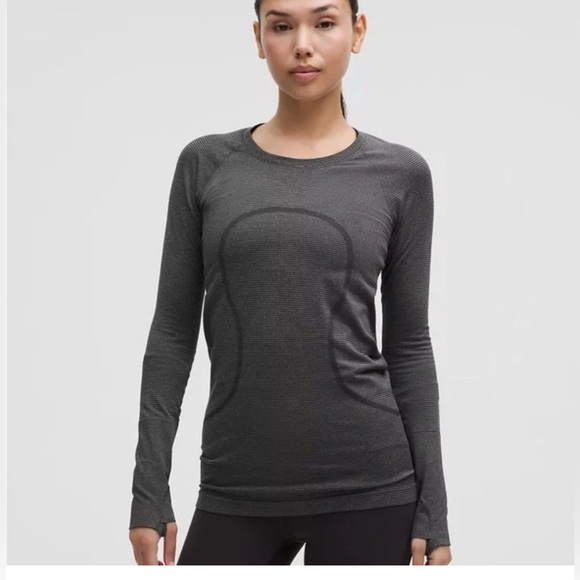 Women's Gray Long Sleeve Top - Picture 1 of 4
